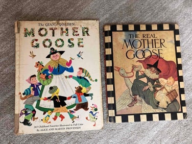 1944 AND 1948 MOTHER GOOSE BOOKS