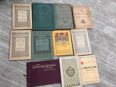 RIVERSIDE LITERATURE SERIES AND 1900s BOOKS