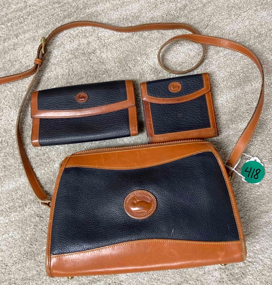 AUTHENTIC DOONEY AND BOURKE HANDBAG AND WALLETS: ALL ARE CLEAN BUT MAY SHOW SIGNS OF USAGE
