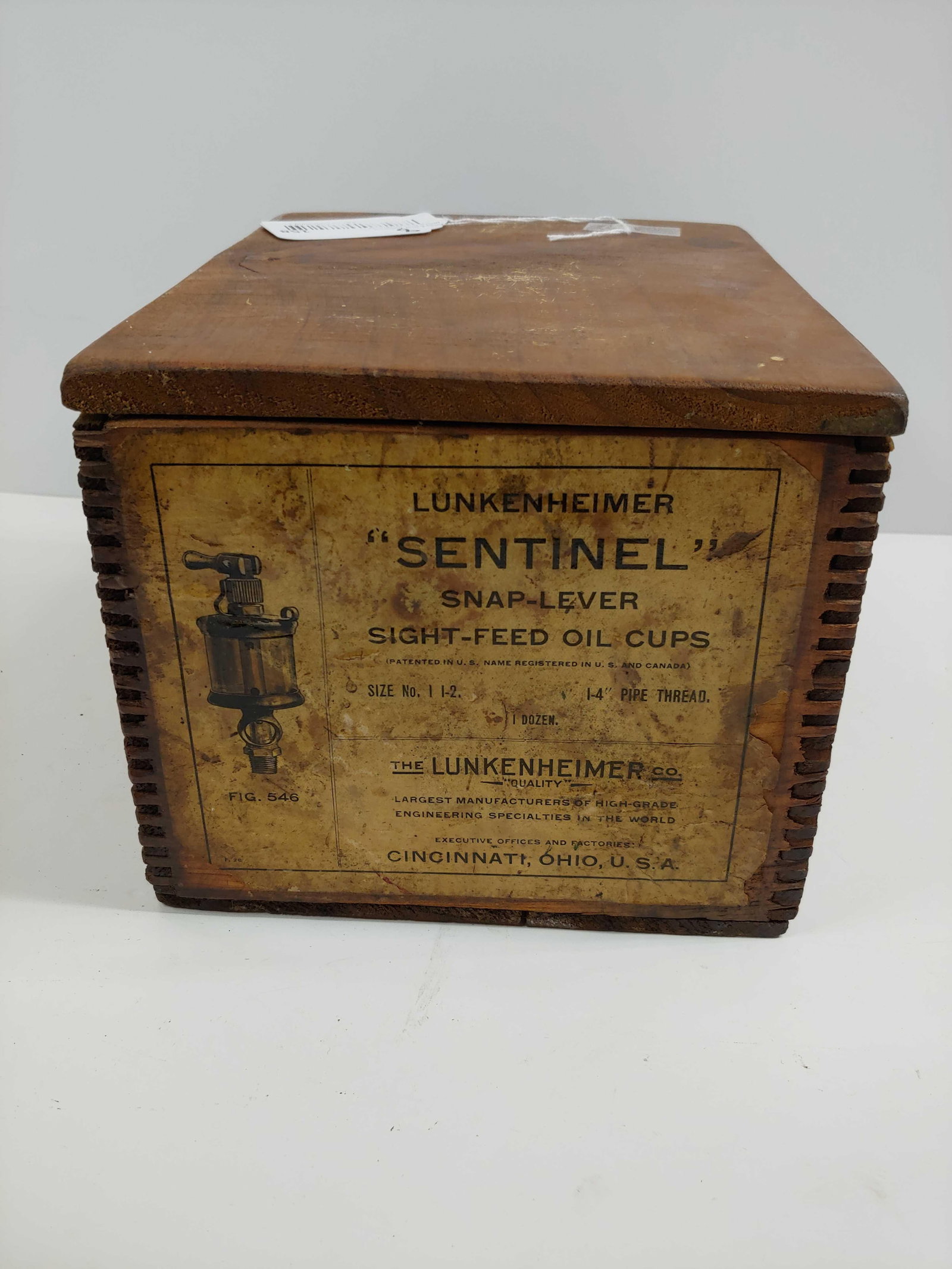 LUNKENHEIMER OIL FILTER DOVETAILED CRATE (1 of 6)