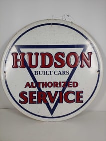 EMBOSSED HUDSON SERVICE SIGN