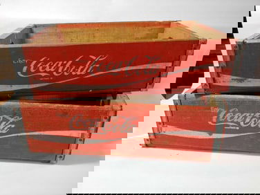 COCA COLA SODA BOTTLE CRATES