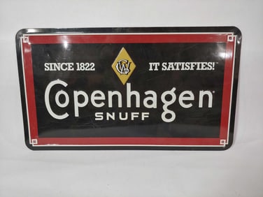 SST EMBOSSED COPENHAGEN SIGN