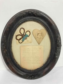 VICTORIAN MOURNING FRAME