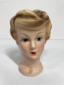 CERAMIC HEAD VASE
