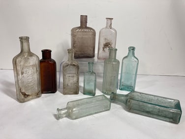 PHARMACEUTICAL, ELIXIRS, AND OTHER EMBOSSED BOTTLES