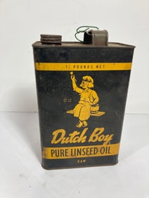 DUTCH BOY LINSEED CAN