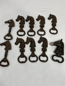 CAST IRON HORSE BOTTLE OPENERS