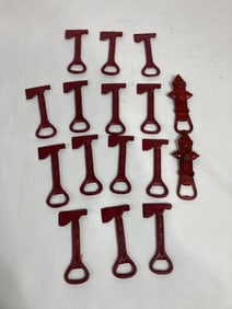 FIRE HYDRANT AND DIXIE BEER BOTTLE OPENERS