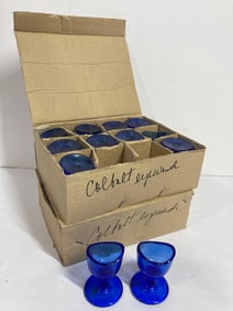 COBALT BLUE EYE CUPS