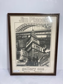 ARTIST JIM PTACEK SIGNED PRINT