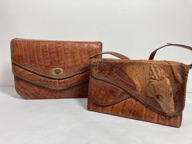 GENUINE ALLIGATOR SKIN HANDBAGS