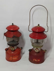 RED COLEMAN LANTERNS