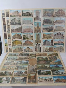 HOMES OF PAST PRESIDENTS, BUILDINGS, AND MONUMENTS POSTCARDS
