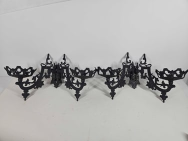 CAST IRON OIL LAMP HOLDERS