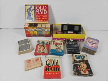 SLIDE VIEWER AND CARD GAMES