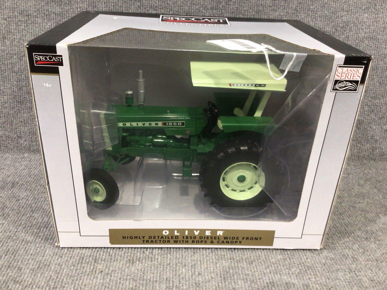 OLIVER 1850 DIESEL WIDE FRONT W ROPS & CANOPY (1 of 4)