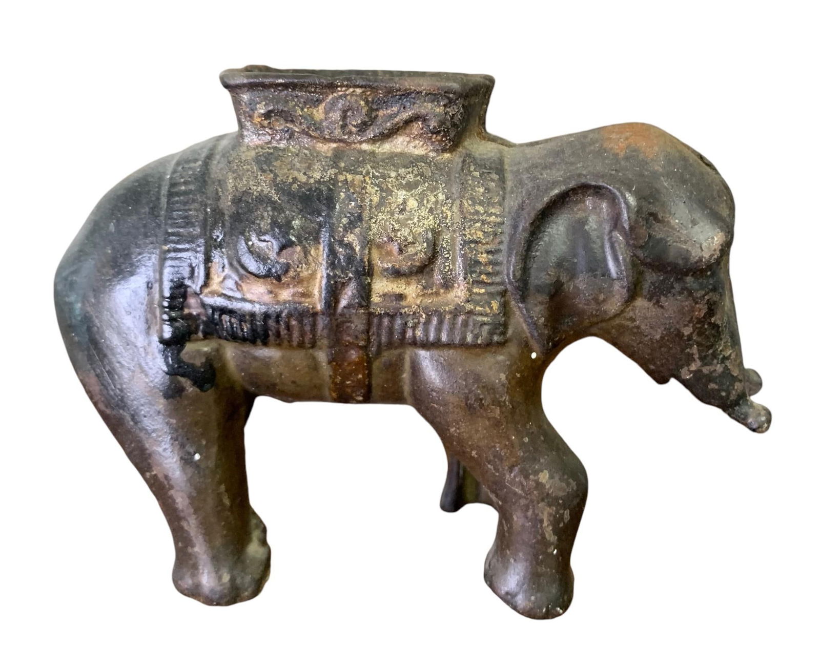 Early Cast Iron Elephant Coin Still Bank (1 of 5)