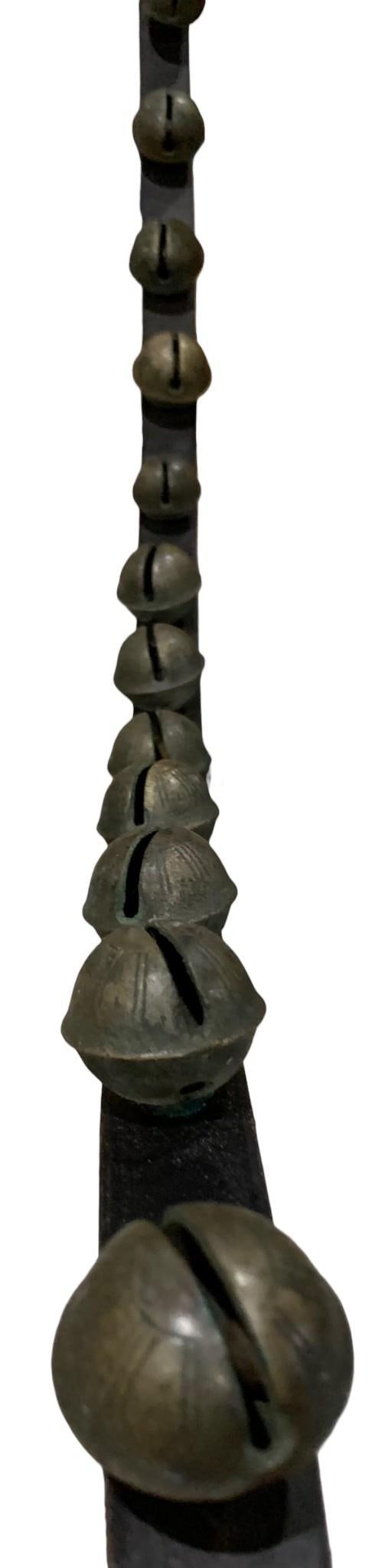 Older 20 Cast Brass Sleigh Bell Strand (1 of 6)