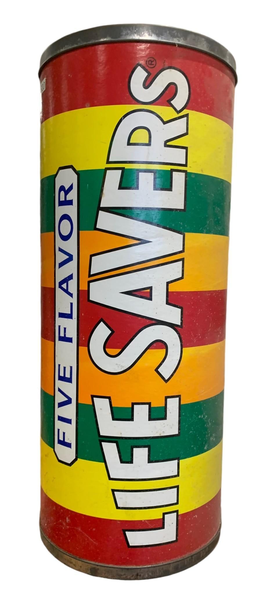 Large 25?? LIFE SAVERS Candy Roll Nabisco Tin (1 of 5)