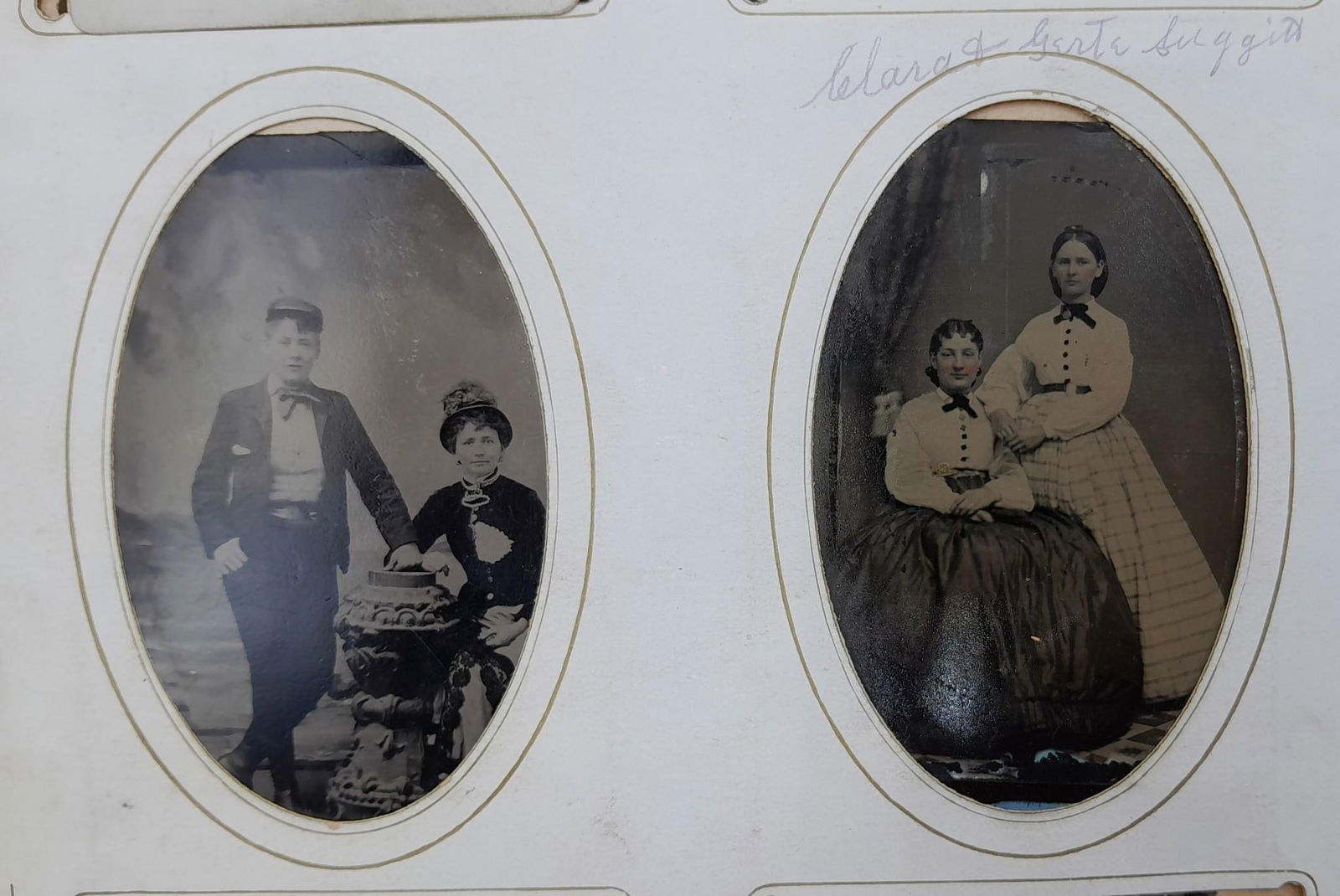 105 pc Cleveland Ohio Suggitt Family Tin Type & Cabinet Card Filled Album 1860s to 1900 (1 of 20)