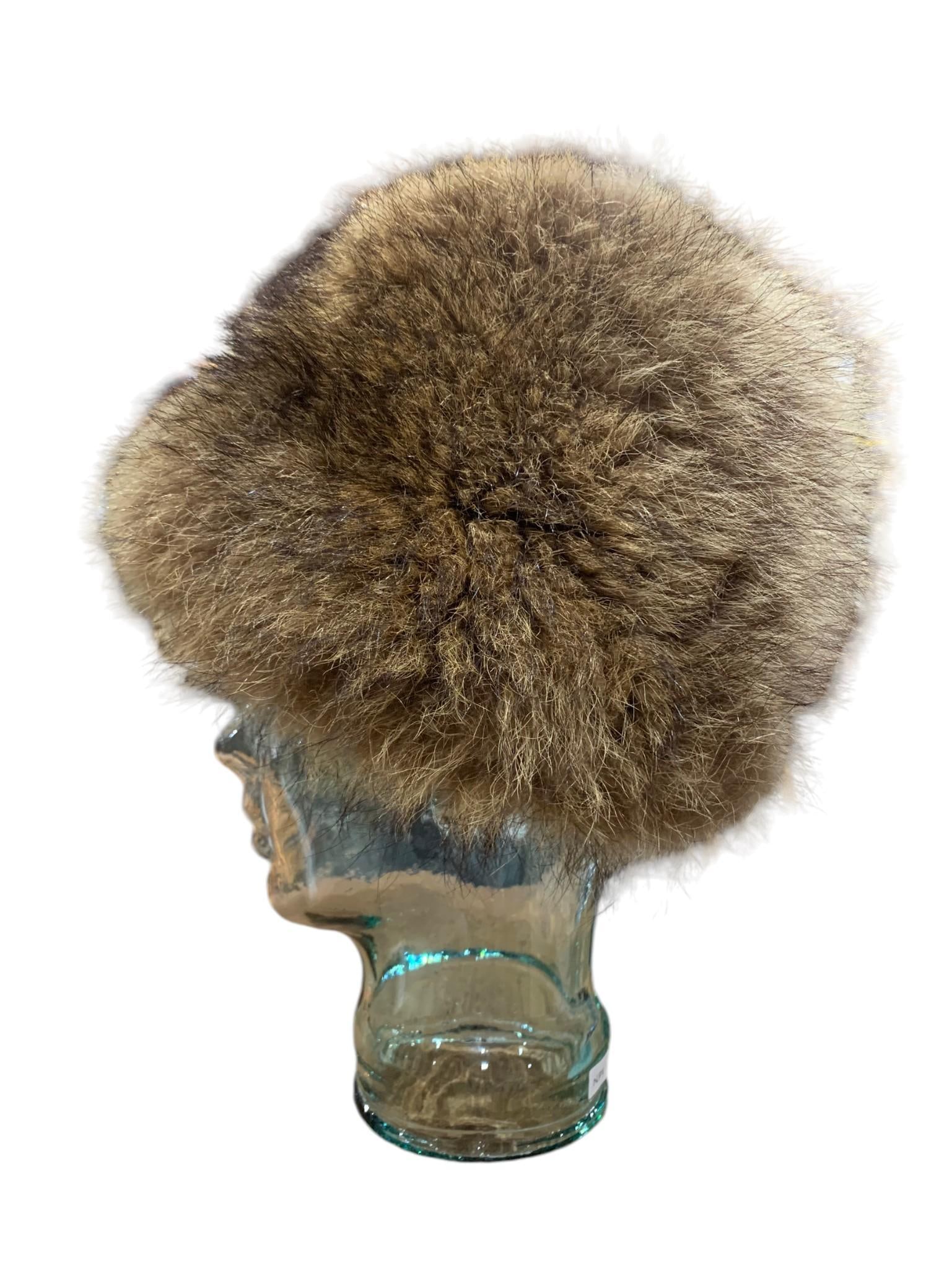 Mid Century Genuine Raccoon Russian Style New York Fashions By Winter Fur Hat (1 of 7)