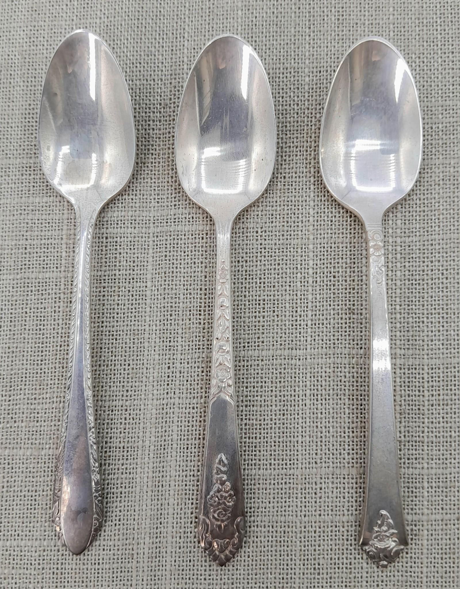 Three Royal Crest Sterling Silver Demitasse Spoons, 33 grams (1 of 5)