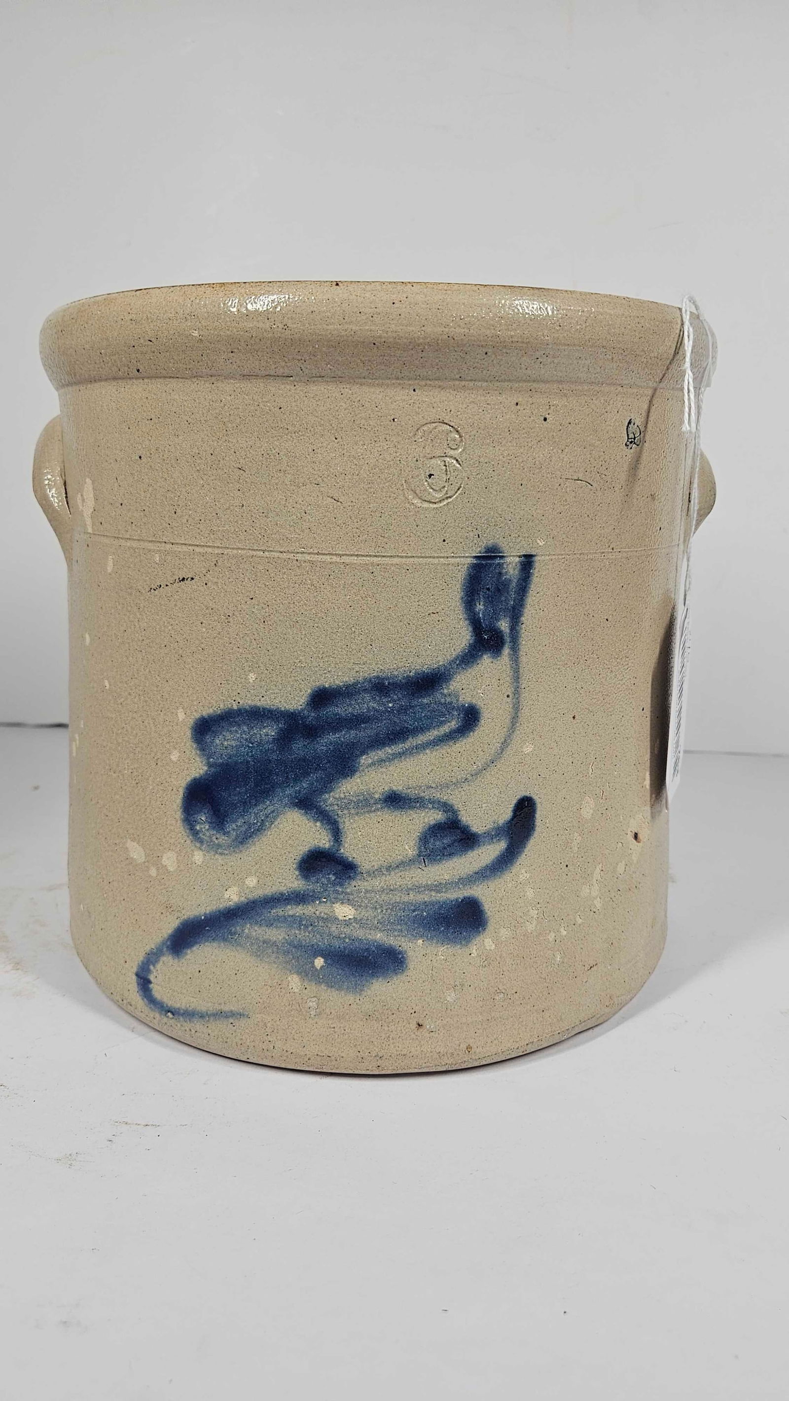 Ballardvale Stoneware bird cream crock (1 of 7)