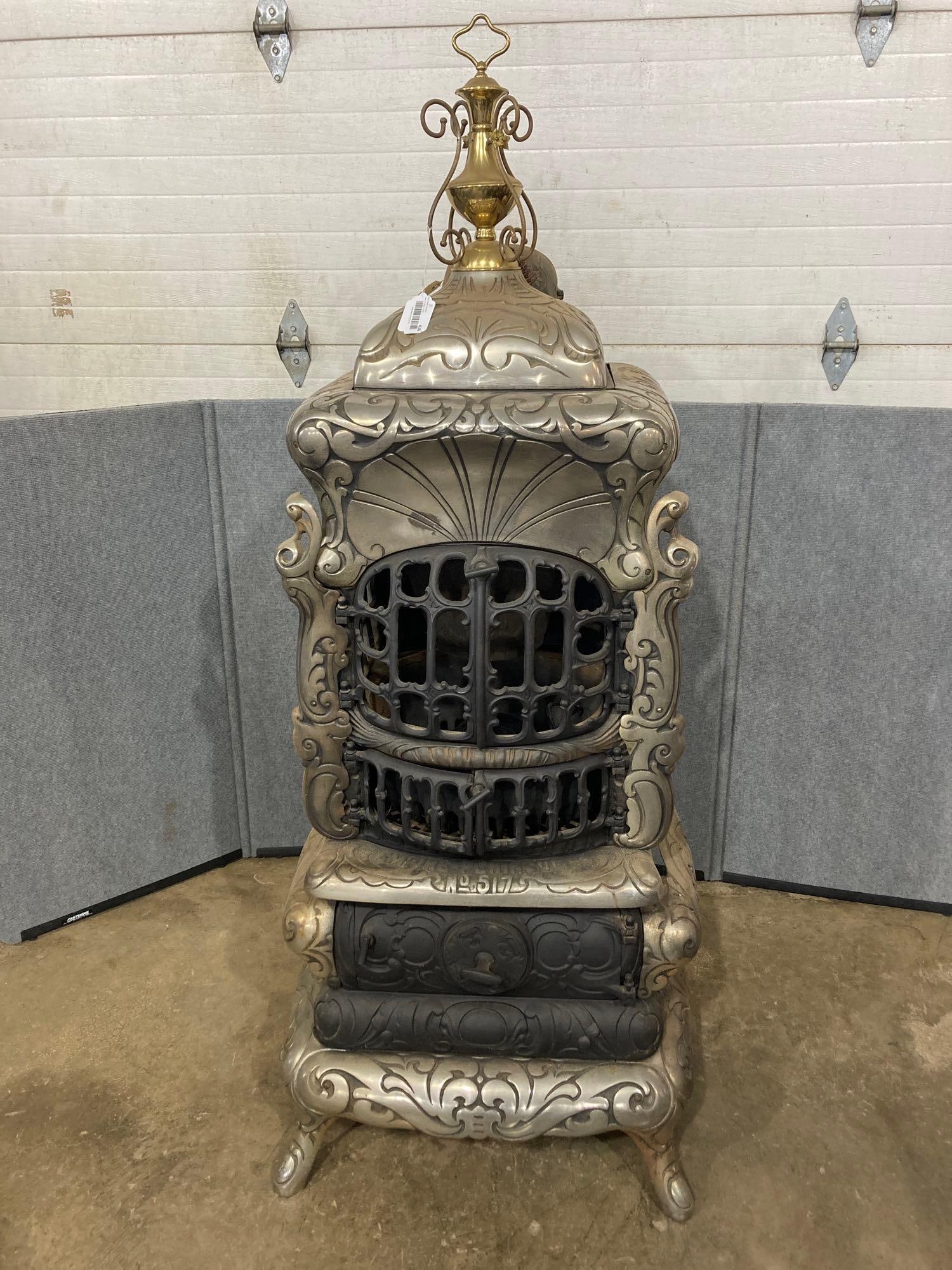 Outstanding ornate Empire Peninsular No.517 parlor stove (1 of 12)