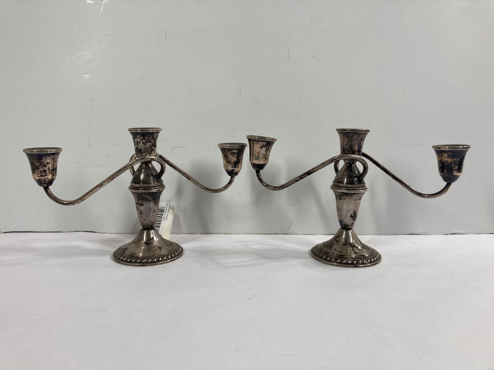 Sterling Silver Candlestick Holders (1 of 4)
