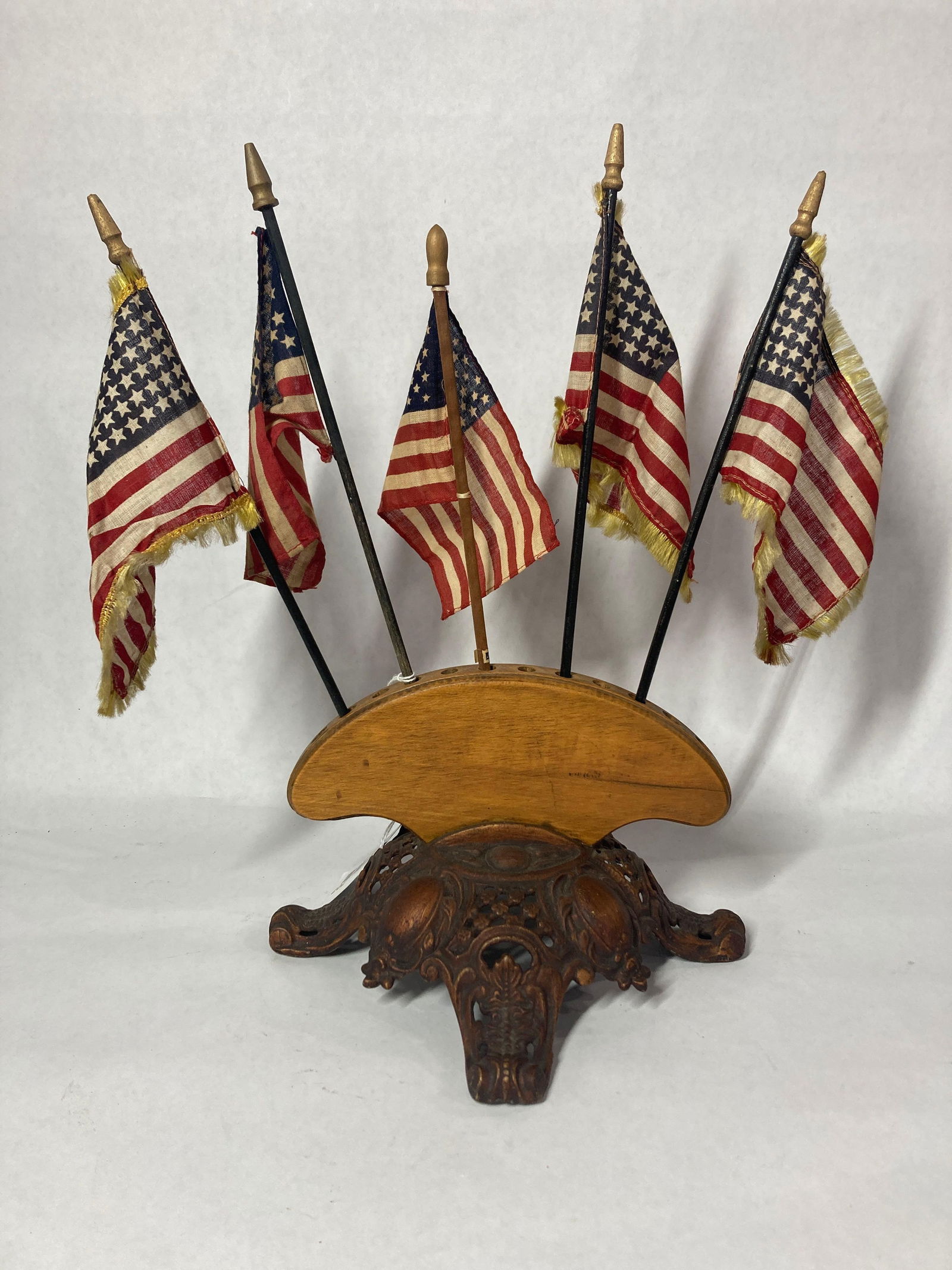 Victorian counter top Flag/Pen display (1 of 6)