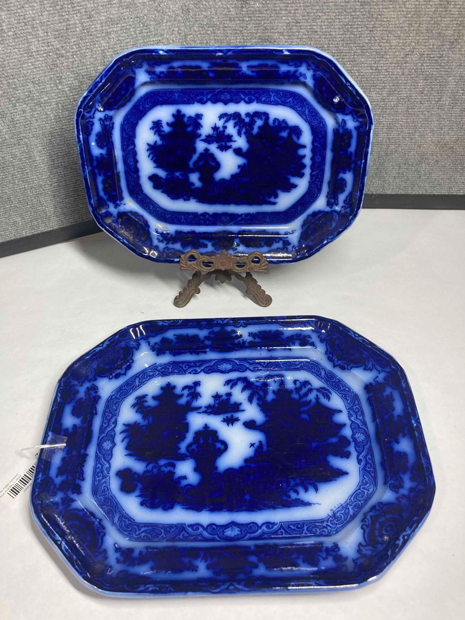 The Temple Flow Blue Platters (1 of 7)