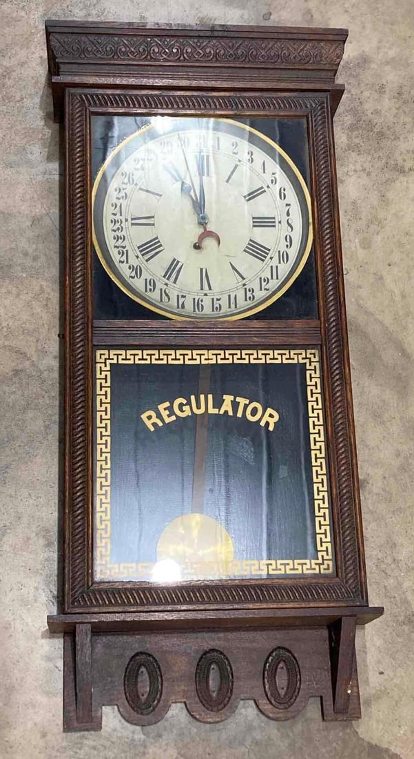 Ingraham co Regulator Wall Clock (1 of 6)