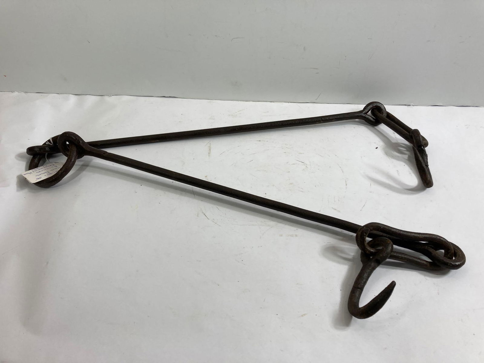 Antique 38in Hand Forged Butcher's Breakdown Hook (1 of 4)