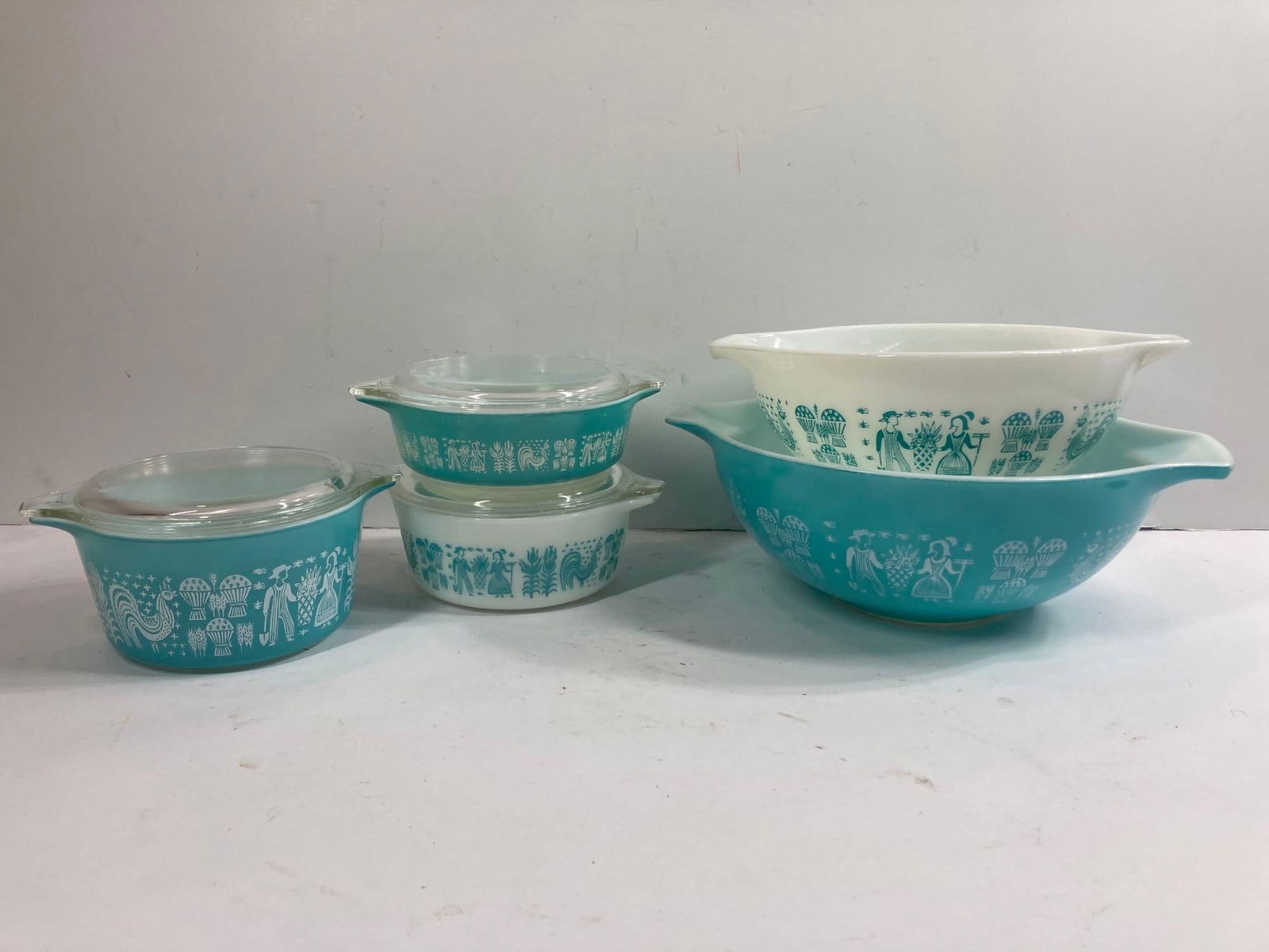 5pc Pyrex Butterprint Cinderella lot (1 of 5)