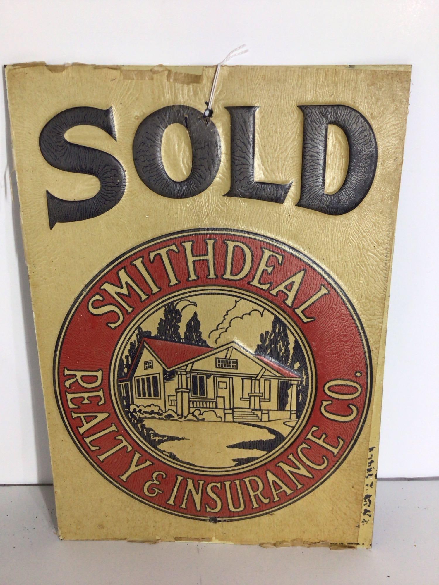 SST Smithdeal Realty & Insurance embossed sign (1 of 4)
