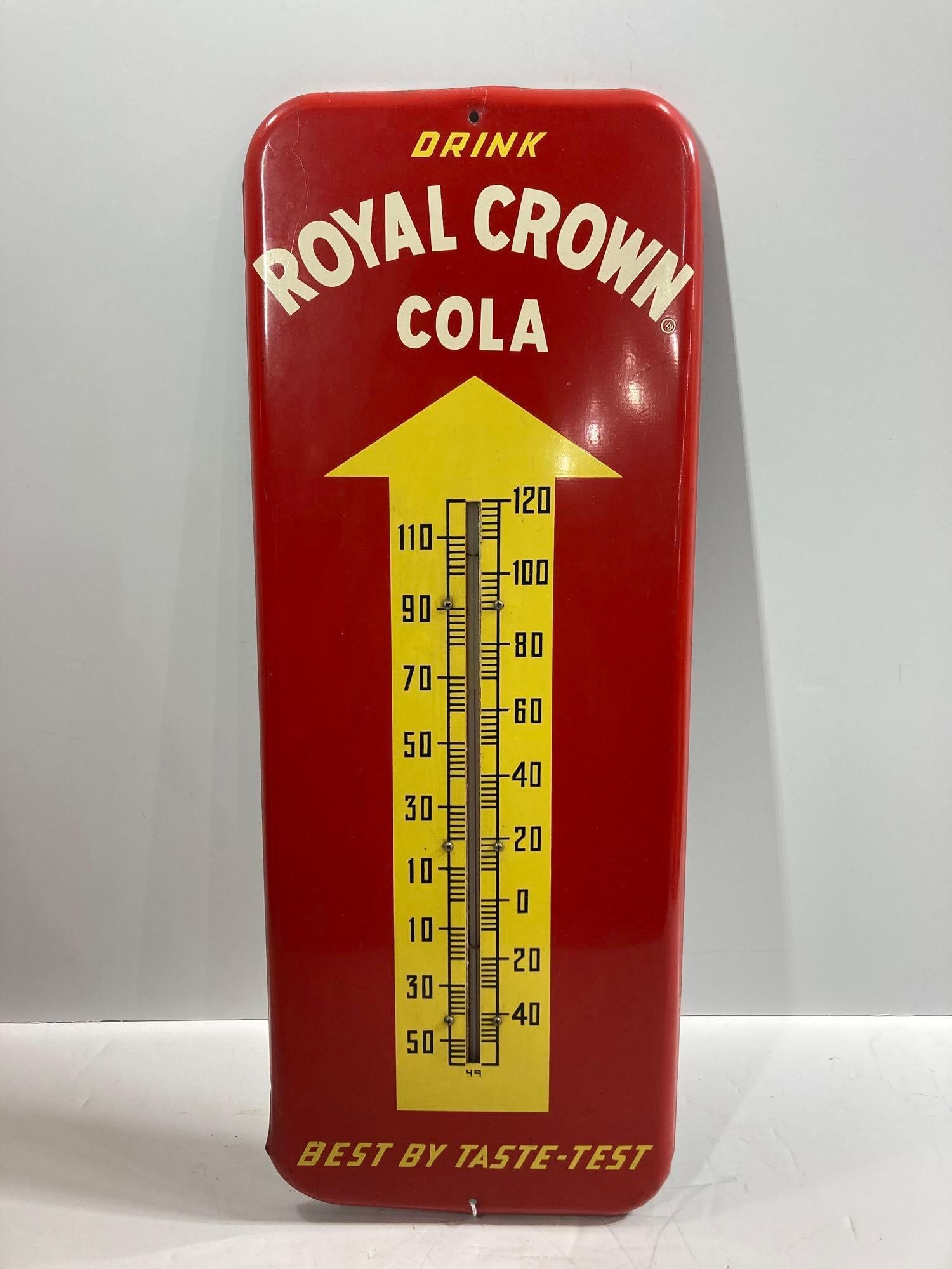1954 Royal Crown Cola metal thermometer (1 of 7)