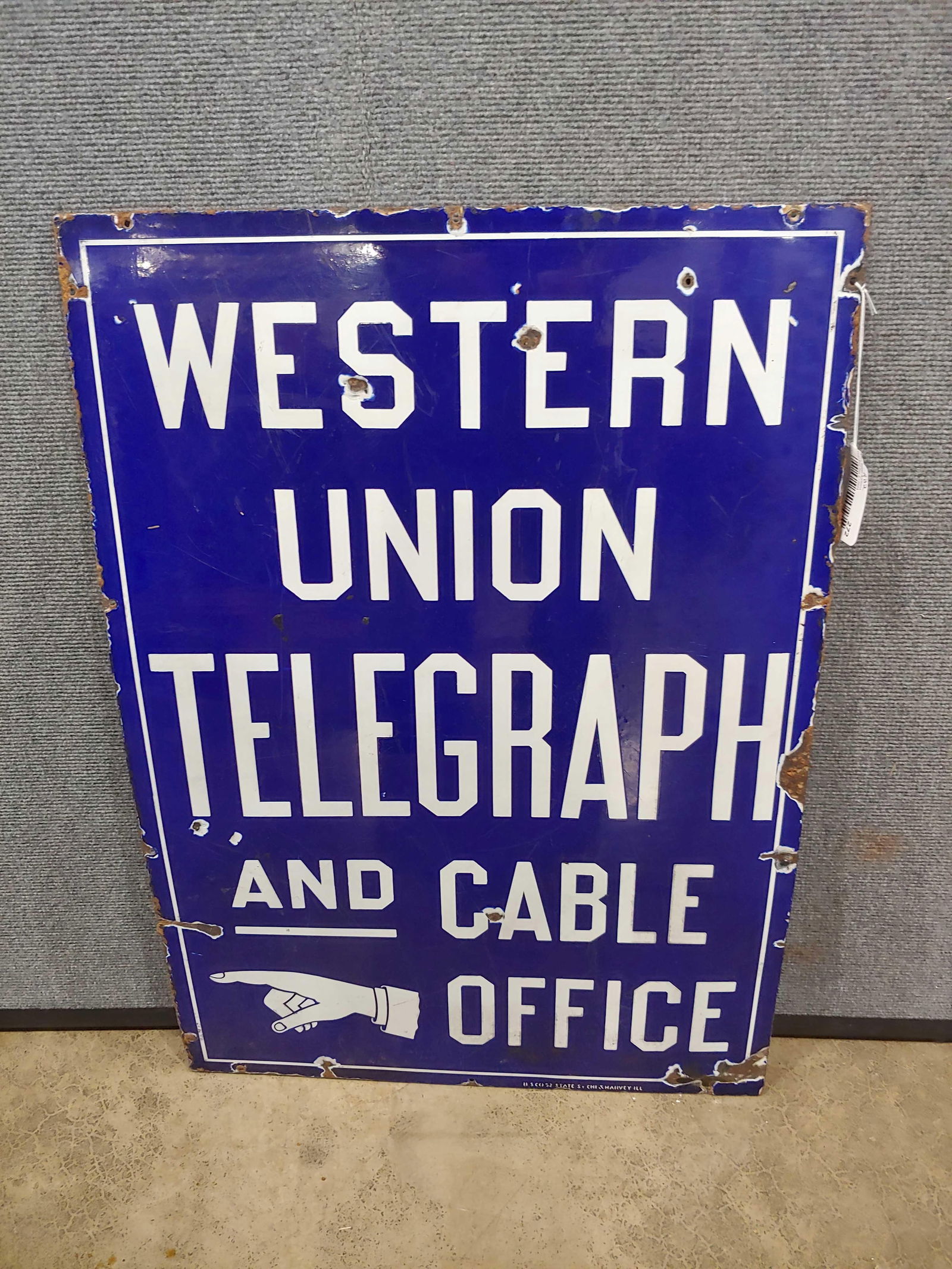 SSP Western Union Telegraph and Cable Office sign (1 of 4)