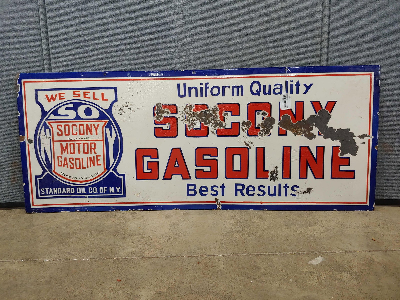 SSP Reproduction Socony Gasoline sign (1 of 7)