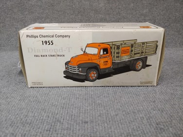 PHILLIPS CHEMICAL CO 1955 DIAMOND T STAKE TRUCK