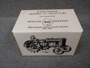 TWO CYLINDER CENTER GRAND OPENING  65TH ANN JOHN DEERE MODEL C