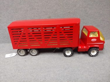 CUSTOM TONKA GAS TURBINE TRUCK W/ LIVESTOCK TRAILER