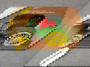 ERTL JOHN DEERE 1915 MODEL R WATERLOO BOY STEEL WHEEL BLUEPRINT REPLICA TRACTOR