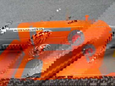 CUSTOM UNIQUE ALLIS CHALMERS DOZER SEWING MACHINE FULLY FUNCTIONING