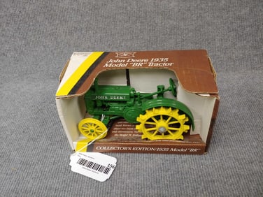 ERTL JOHN DEERE SPECIAL WF 1935 MODEL BR STEEL WHEEL COLLECTOR EDITION BLUEPRINT REPLICA MODEL