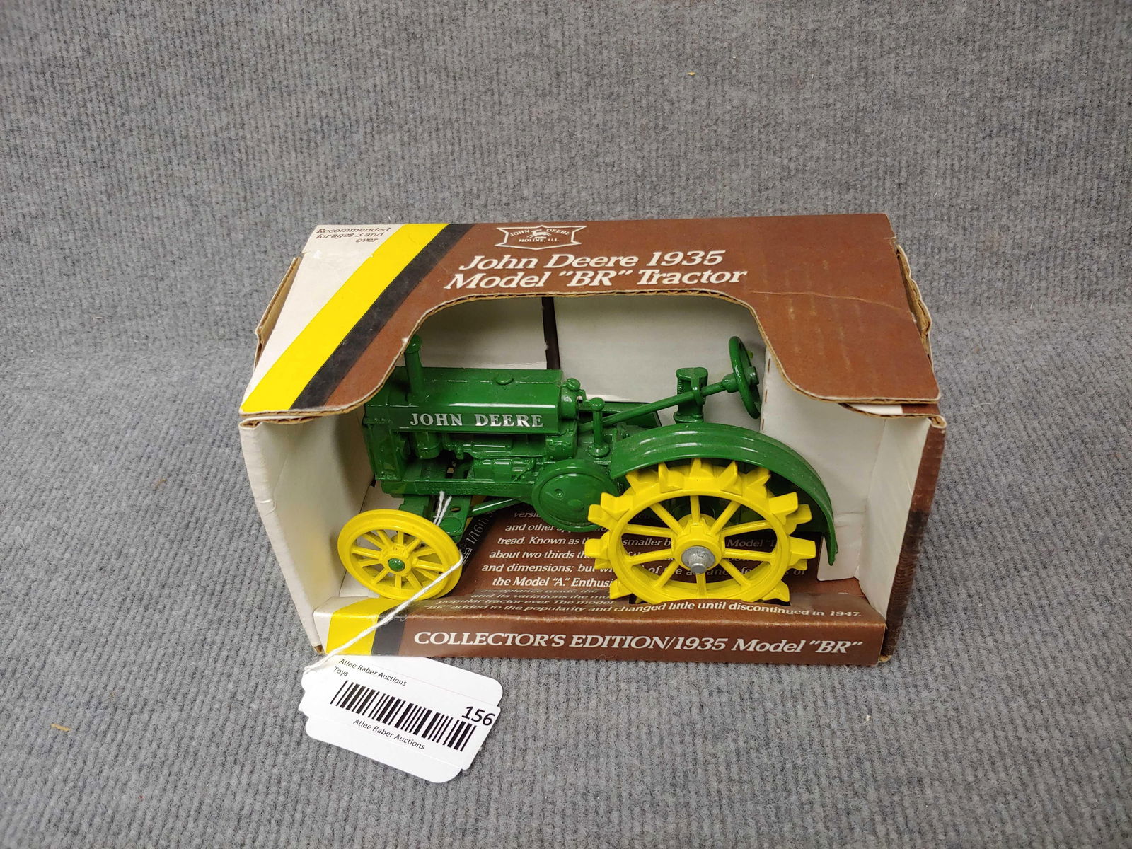 ERTL JOHN DEERE SPECIAL WF 1935 MODEL BR STEEL WHEEL COLLECTOR EDITION BLUEPRINT REPLICA MODEL (1 of 5)