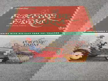 ERTL FORD 901 NF FOXFIRE FARM COLLECTIBLE TRACTOR W/ JUM NO. 7 FIGURINE