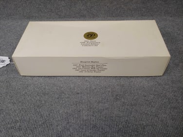 ERTL JOHN DEERE 150 YEAR ANN. LIMITED EDITION COLLECTOR BLUEPRINT REPLICA MINIATURE SET ON DESK