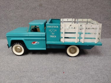 STRUCTO  FARMS CATTLE STAKE TRUCK IN TEAL