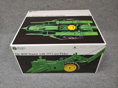 ERTL JOHN DEERE 4020 NF HD TRACTOR W/ 237 CORN PICKER PRECISION CLASSICS NO. 14